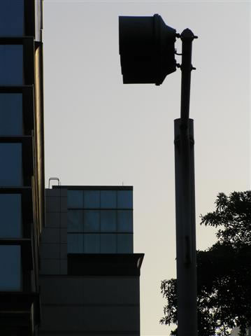 Traffic light silhouette